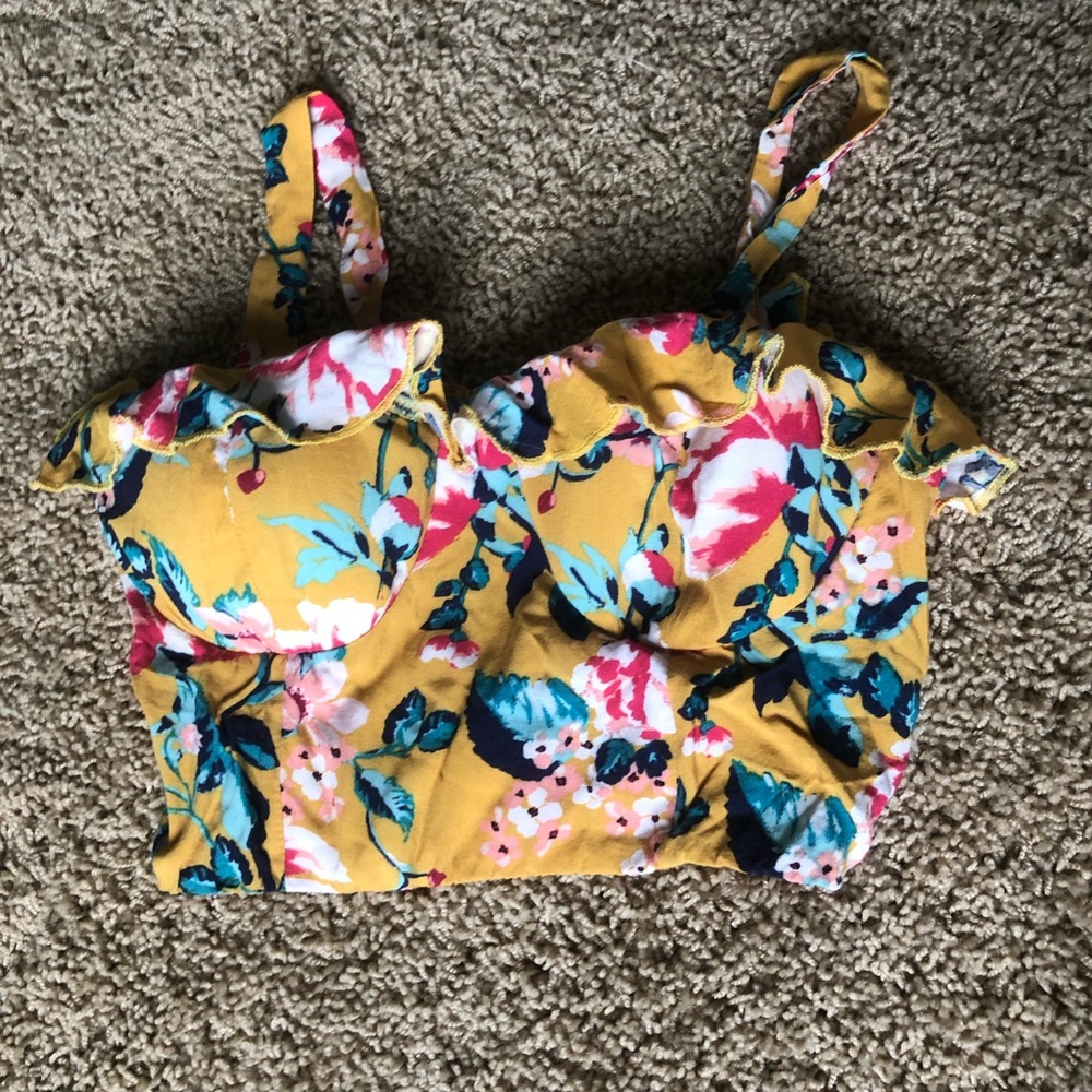 Floral crop top